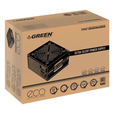 منبع تغذیه کامپیوتر 400 وات گرین مدل GP400A-ECO Rev3.1